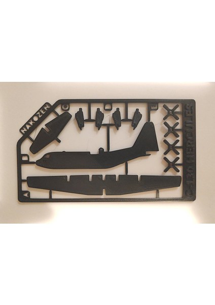 C-130 Hercules Kit Kartı - Mesh Temizlenmiş (Plastik Aparattır!!!)