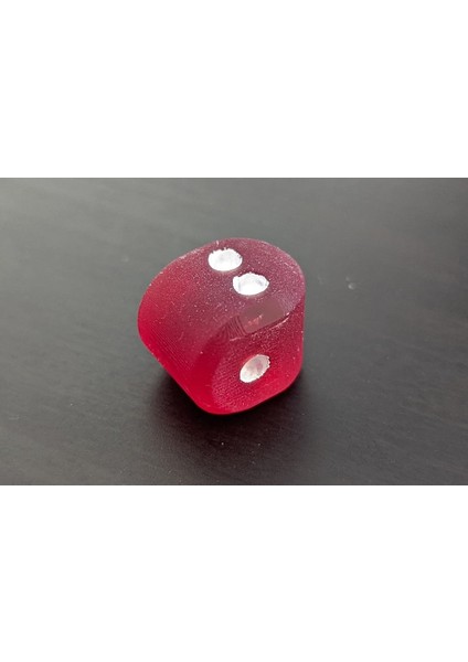 Tırtıllı D2 Zar (2 Taraflı Zar) (Plastik Aparattır!!!)