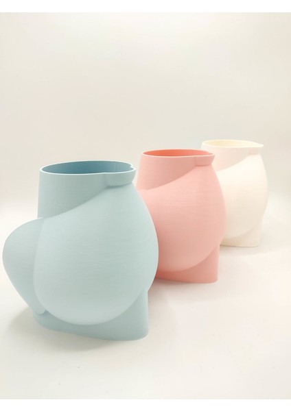 Birdie - Bir Kuş Gibi Soyut Flowerpot (Plastik Aparattır!!!)