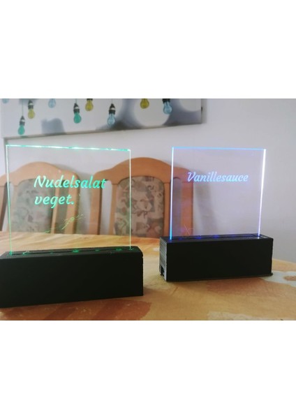 LED Işıklı Tabela Için Akrilik Tutucu (Plastik Aparattır!!!)