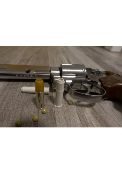 Revolver Için 6 mm Airsoft Mermi Kovanları (Maks. 3 Joule) (Plastik Aparattır!!!)