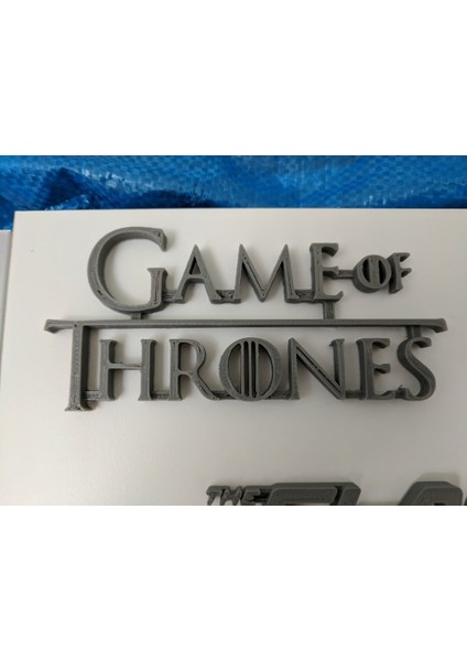 Game Of Thrones Logosu (Hbo) (Plastik Aparattır!!!)