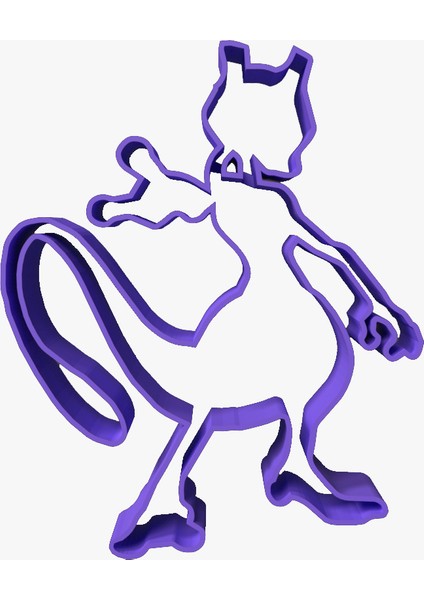 Çerez Kesici - Pokemon Mewtwo (Plastik Aparattır!!!) fiyatları