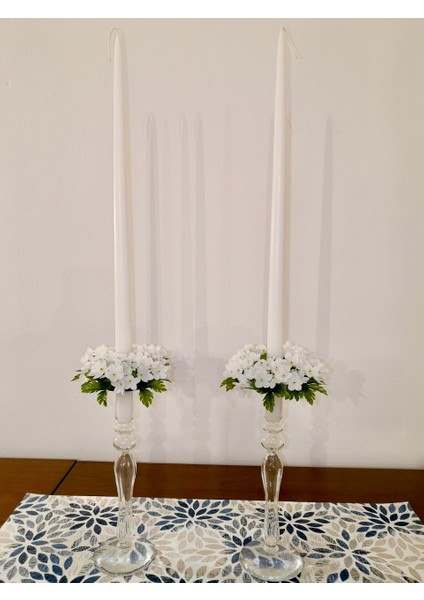 Mumluklara Dekoratif Çiçek Turları Asmak Için Destek. (Plastik Aparattır!!!) modelleri