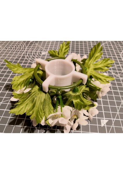 Mumluklara Dekoratif Çiçek Turları Asmak Için Destek. (Plastik Aparattır!!!) fırsatları