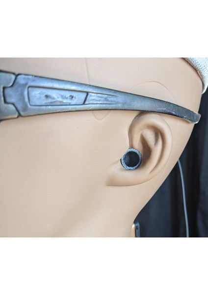 Binaural Kukla Kafa Için Kondansatör Mikrofon Kulak Kanalı (Plastik Aparattır!!!)