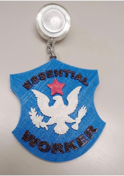 Temel Çalışan Rozeti (Plastik Aparattır!!!)