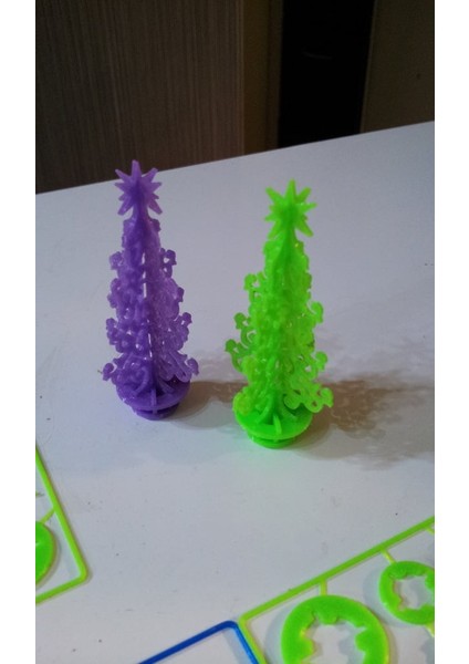Kredi Kartı Noel Ağacı Yapboz Oyunu (Plastik Aparattır!!!)