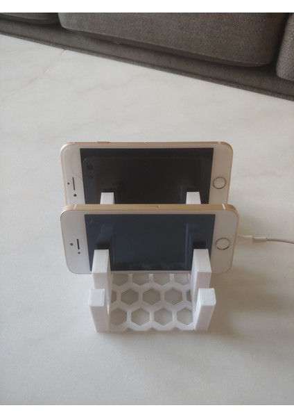 Çoklu Telefon Standı - Telefon Garajı (Plastik Aparattır!!!)