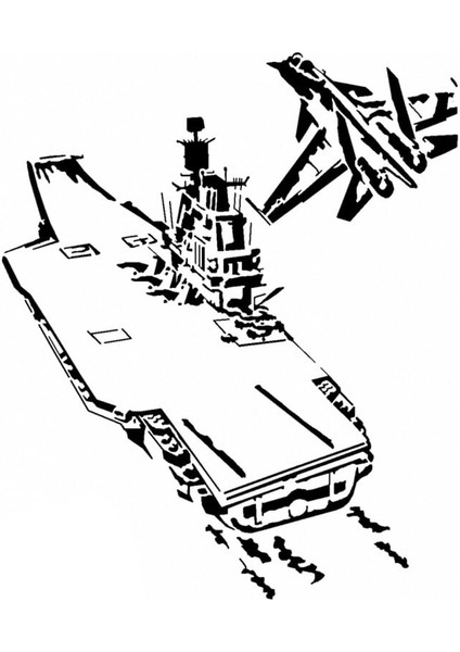 Uçak Gemisi Şablonu (Plastik Aparattır!!!)