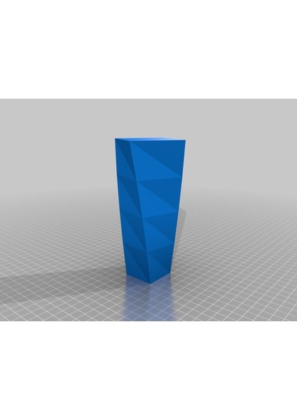 Kare Tepeli Spiral Vazo (Plastik Aparattır!!!)