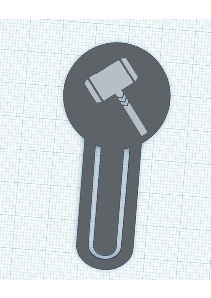 Thor's Hammer Bookmark (Plastik Aparattır!!!)
