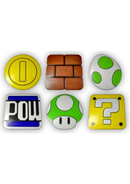Super Mario Bros Coasters Koleksiyonu (Plastik Aparattır!!!)