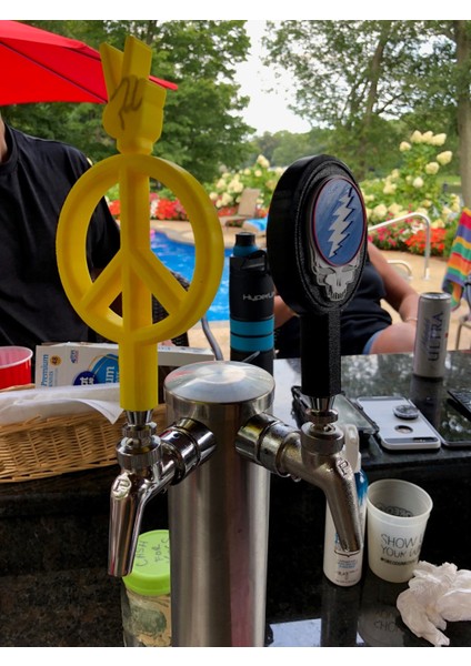 Barış Işareti Kegerator Tap Sap (Plastik Aparattır!!!)