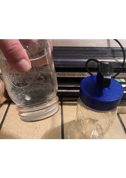 Mason Kavanoz Vakum Mühür Adaptörü (Plastik Aparattır!!!)