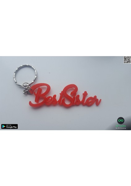 Techie_baksh'tan En Iyi Kardeş Anahtarlık (Plastik Aparattır!!!)