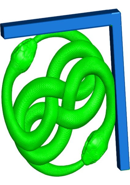 Auryn Ikili Yılan Raf Aparatı (Plastik Aparattır!!!)