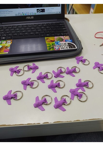 Jet Uçağı Anahtarlık (Plastik Aparattır!!!)