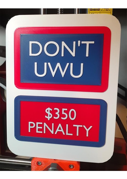 Uwu Yapmayın, 350 Dolar Ceza (Plastik Aparattır!!!)