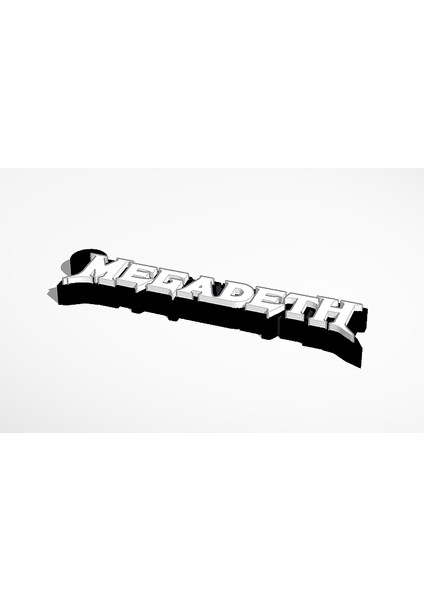 Megadeth Logolu Anahtarlık (Plastik Aparattır!!!)