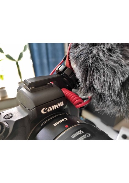 Canon M50 - Mikrofon Flaş Yuvasının Yan Montajı (Plastik Aparattır!!!)