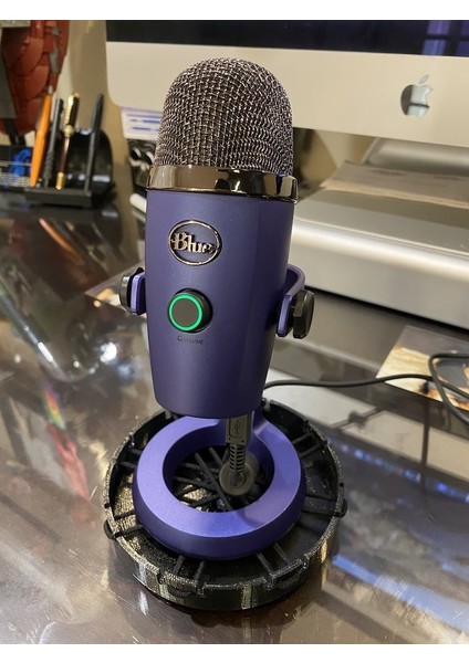 Blue Yeti/yeti Nano Için Masaüstü Mikrofon Şok Montajı (Plastik Aparattır!!!)
