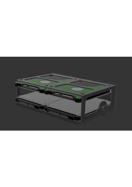 5, 25" Optik Disk Sürücü Bölmesi Adaptöründen 15 mm Kalınlığa Kadar 4×2, 5" Sürücülere (Plastik Aparattır!!!) fiyatları