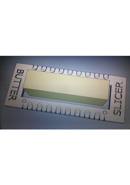 5 "x 1. 25" Tereyağı Dilimleyicisi (Plastik Aparattır!!!) fırsatları