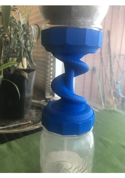 Mason Kavanoz Kum Saati Camı (Plastik Aparattır!!!)