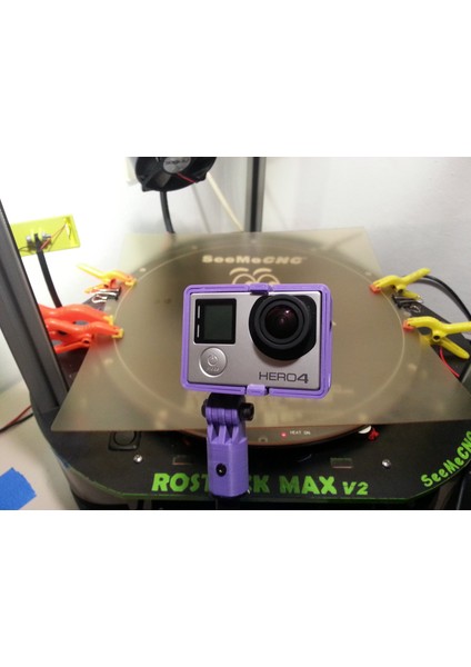 Gopro Hero 4 Çerçeve (Usb, Led'ler ve Düğmelere Erişilebilir) (Plastik Aparattır!!!)