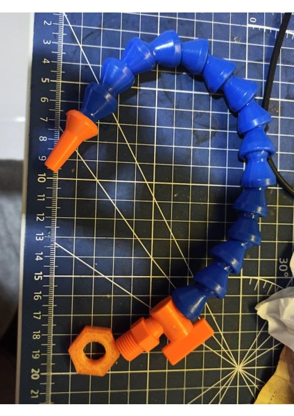 Esnek Hortum Plastik Için M14 Somun 1/4 " (Plastik Aparattır!!!)