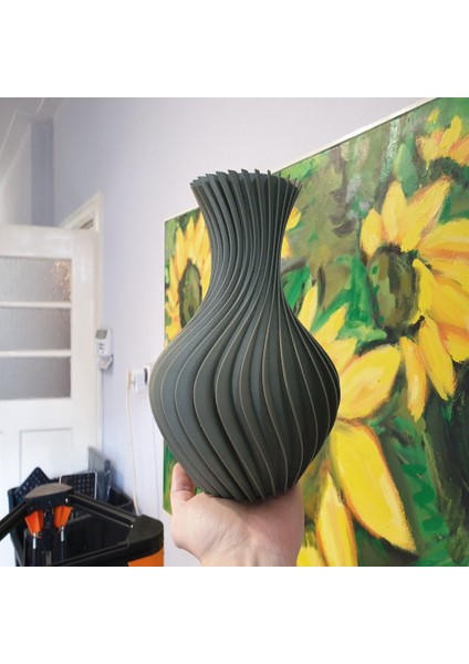 Fibonacci Vazo (Altlı) (Plastik Aparattır!!!)