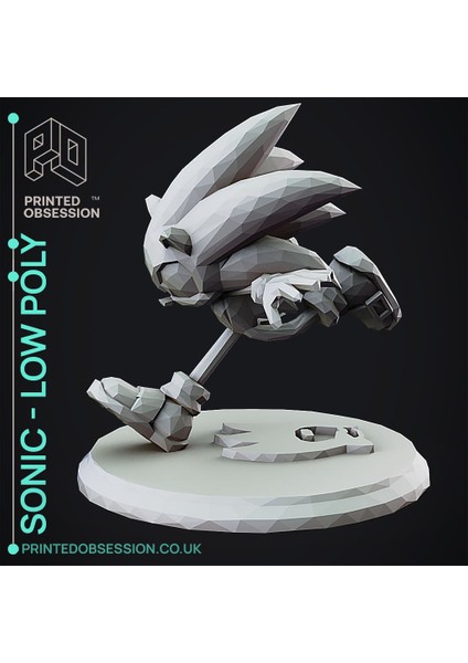 Sonic - Düşük Poli - Hayran Sanatı (Plastik Aparattır!!!) indirimleri