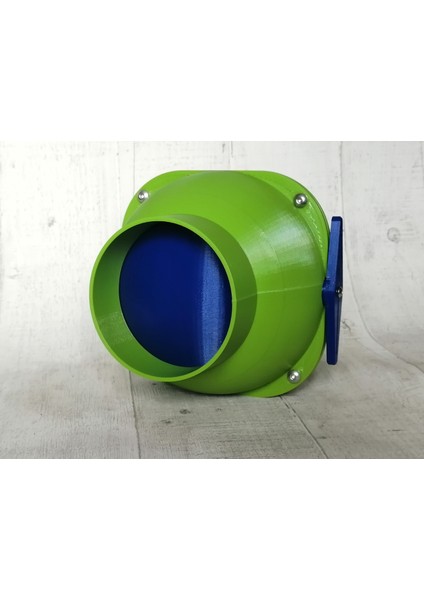 Atölye Toz Emme Ağı Için 100MM / 4 "küresel Vana Tipi Tıkanmaz Patlama Kapısı (Plastik Aparattır!!!)