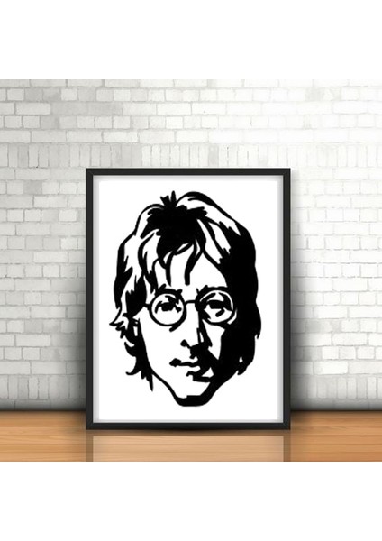 John Lennon Duvar Heykeli 2d (Plastik Aparattır!!!)
