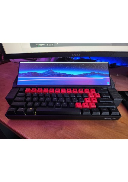 Kemove DK61 Mekanik Klavye Için Cyberdeck (Pi) (Plastik Aparattır!!!)