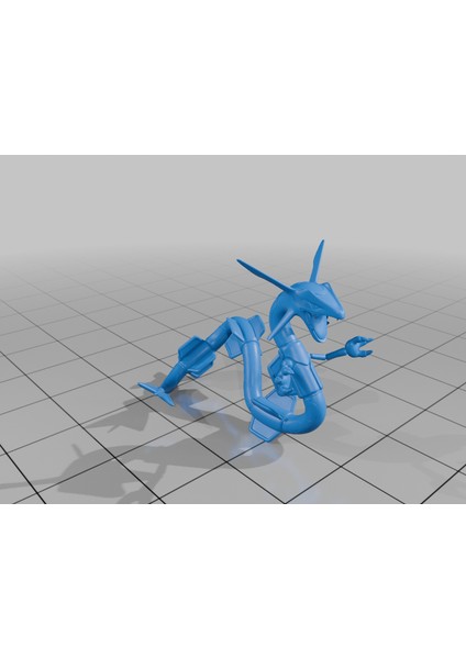 Pokemon Rayquaza #384 - 3D Baskı Için Optimize Edildi (Plastik Aparattır!!!)