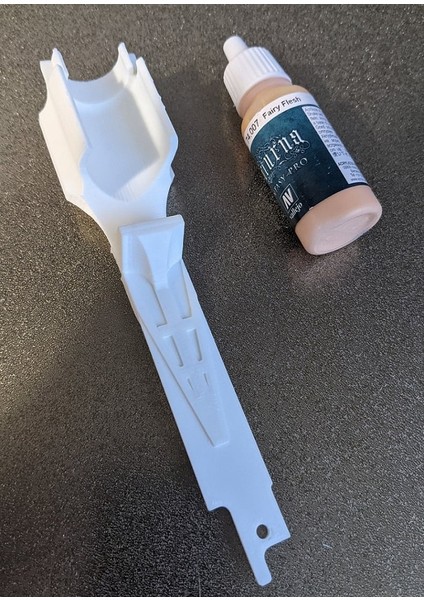 Daha Uzun Tilki Kuyruğu Testere Vallejo Boya Sallayıcı (Plastik Aparattır!!!)