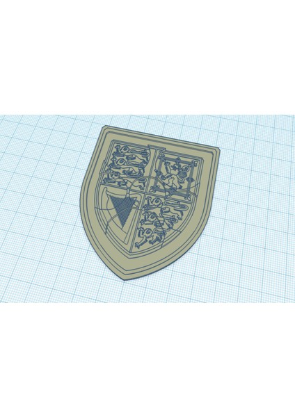 Ingiliz / Ingiltere Madeni Para Tutucu Arması Kalkan (Plastik Aparattır!!!) modelleri