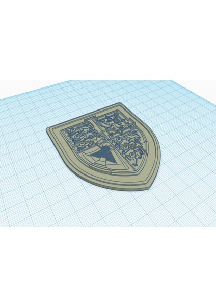 Ingiliz / Ingiltere Madeni Para Tutucu Arması Kalkan (Plastik Aparattır!!!) fırsatları