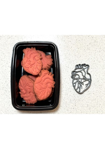 Anatomik Kalp Kurabiye Kesici (Plastik Aparattır!!!) modelleri
