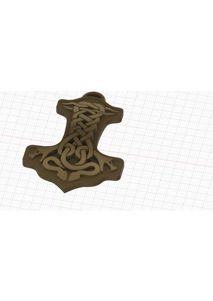 Thor Celtic Çekiç Anahtarlık Kolye (Plastik Aparattır!!!) fırsatları