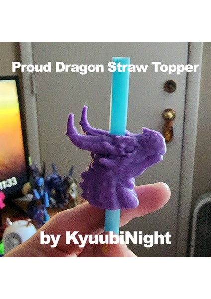 Gurur Dragon Straw Topper (Plastik Aparattır!!!)