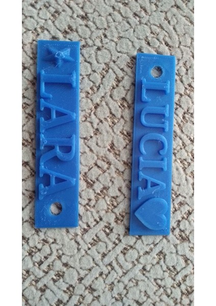 Lara ve Lucia Keychain (Plastik Aparattır!!!)