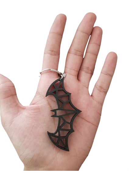 Batman Wireframe Keychain - Hayranlar ve Koleksiyoncular Için 3D Yazdırılabilir Şık Batman Tasarım (Plastik Aparattır!!!) indirimleri