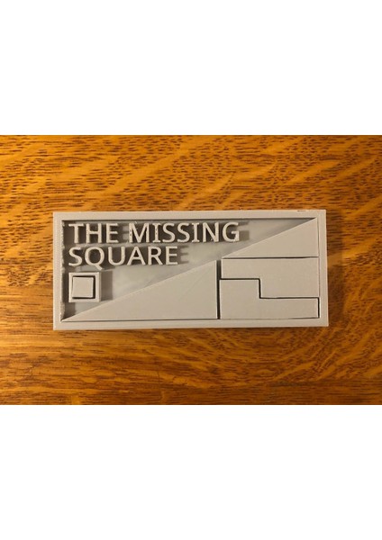 Eksik Kare Bulmaca Kutusu (Üçgen Illüzyonu) (Plastik Aparattır!!!) fiyatları