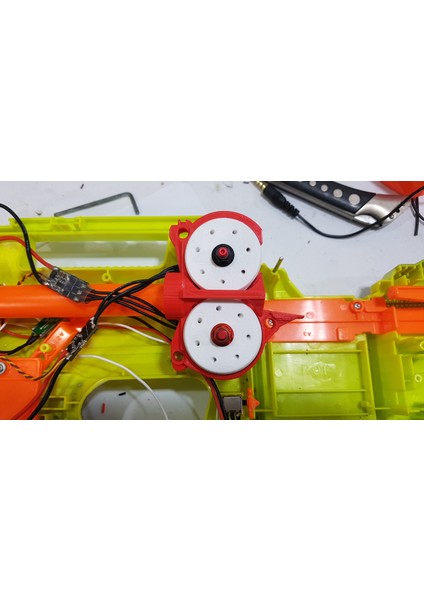 Nerf Rayven Rayvenfire Fırçasız Motor Kurulumu (Plastik Aparattır!!!) modelleri