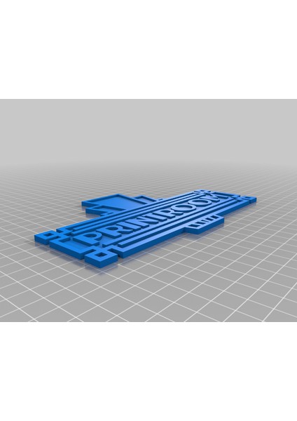 Art Deco Baskı Odası Tabelası (Plastik Aparattır!!!)