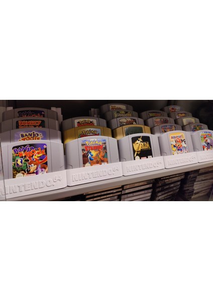 Nintendo 64 Logolu N64 7 Arabalı Stand (Daha Az Malzeme) (Plastik Aparattır!!!) fiyatları