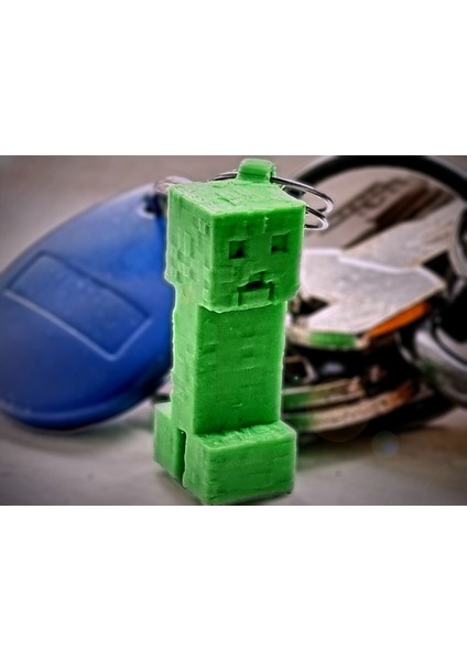 Minecraft Creeper Anahtarlık (Plastik Aparattır!!!)
